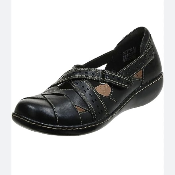Clarks Shoes - Clarks Leather Sillian Mary Jane Flats 8W